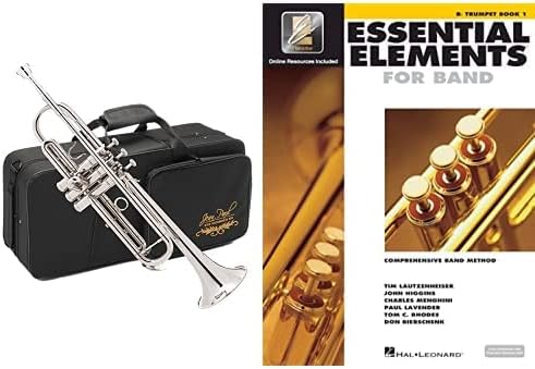 Jean Paul USA TR-330N Trumpet, Standard Nickel with Book