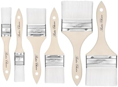 Bates- Chip Paint Brushes, 6 Pack, 1", 2", 3", Synthetic Bristles...