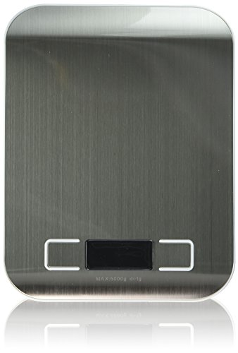 Kitchen Scale, Gkitdial Digital Kitchen Scale Multifunction Food Scale 11lb Capacity by 0.1 oz Stainless Steel Platform with LCD Display and Tare Function