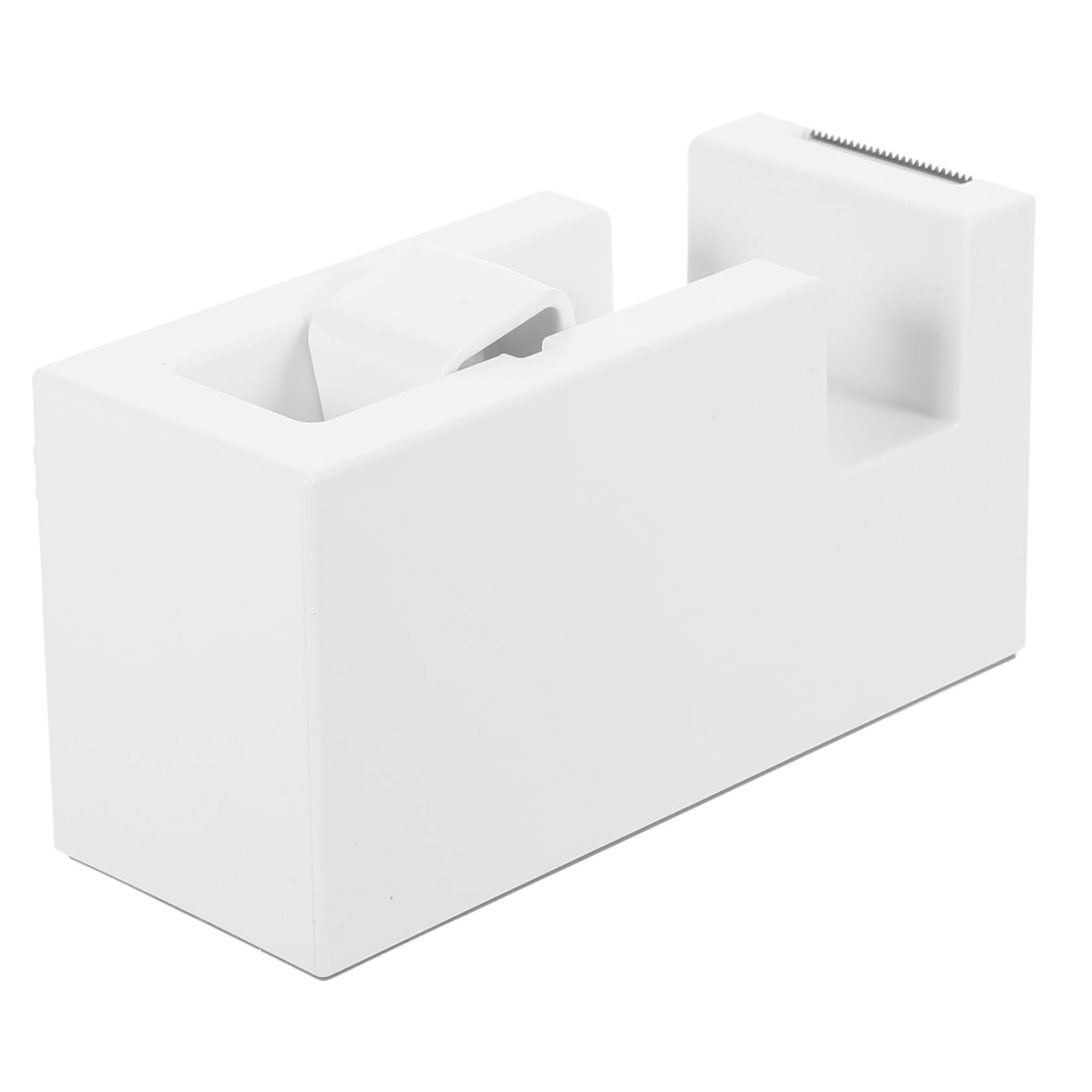Gadpiparty 4 Pezzi distributore di nastro scrivania porta nastro Titolare cucina Cutter distributori di nastro distributore di nastri da scrivania AbS bianca