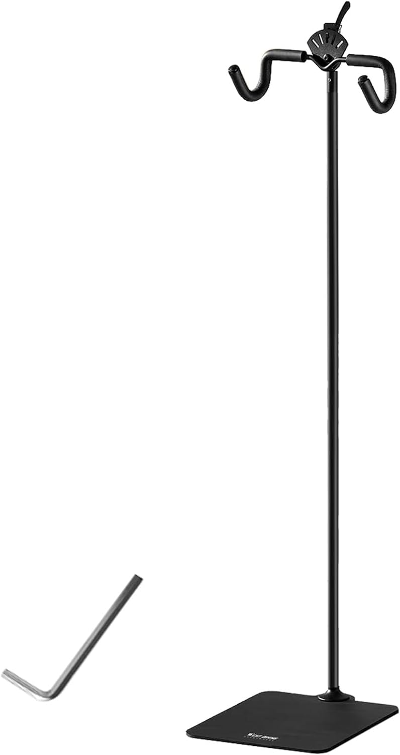 Luocute Bike Floor Stand, Vertical 1-5 Gears Adjustable Maintenance Rack, Suitable for 26-29 Inch Mountain and Road Bikes