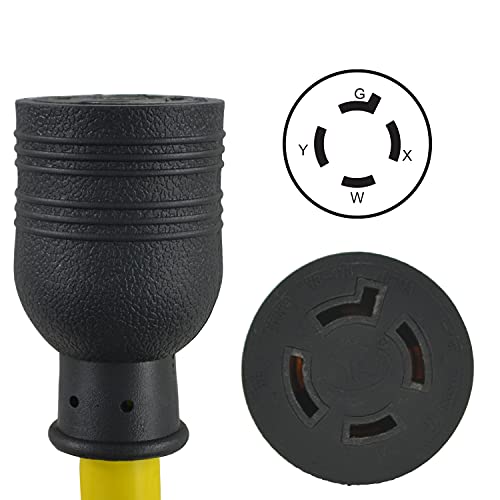 Conntek 20591 Extra-Heavy Duty L14-20 Generator Cord, 25 - Feet, Yellow #TOP3