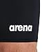 ARENA Men's Swim Jammer Team Solid MaxLife Athletic Swimwear Professional Training Swimsuit Sports Bathing Suit, Black/White, US Size 30