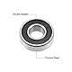 sourcing map 2Stk. 698-2RS Kugellager 8x19x6mm Rillenkugellager doppelt abgedichtete ABEC-3 Lager