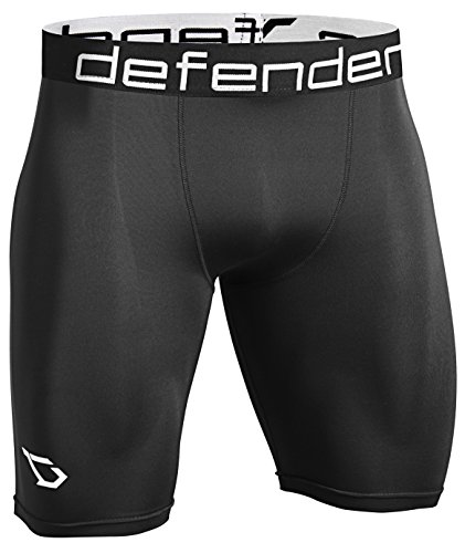 Defender Men's Compression Shorts Baselayer Cool Dry Sports Football BB_M