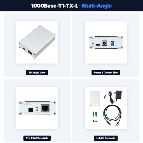 Convertisseur de média 100/1000Base-T1 double mode avec indicateur - 7