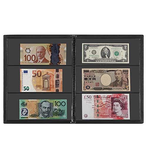 Álbum para billetes MUDOR, 60 bolsillos, piel sintética miniatura 3