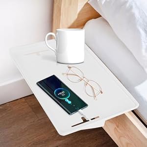 SHYICHENG Nachttisch Regal mit Kabelführung