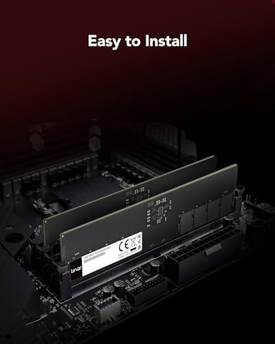 Image of Lexar UDIMM DDR5 RAM 8GB 5600 MHz, 288-Pin DDR5 UDIMM PC, DRAM Gaming High Performance U-DIMM Memory for Computer /PC /Computer, 1.1V, CL46-45-45-90(LD5U08G56C46ST-BGS)