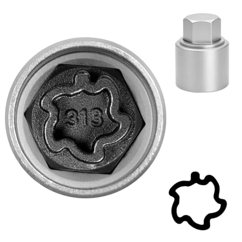Image of 313 Wheel Locking Nut Key for Mercedes Benz, Lug Nut Removal Tool