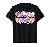 Hello Kitty Valentine's Day Sanrio Characters Heart Frames T-Shirt