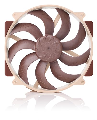 Noctua NF-A14x25r G2 PWM Sx2-PP, Double Set Quiet 140 mm Premium Fan with Round Frame for Push-Pull Operation (Brown) 2