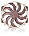 Noctua NF-A14x25r G2 PWM, Premium-Quality Quiet Round-Frame 140mm PC Fan, 4-pin (Brown)