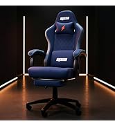 Baybee Drogo Throne Ergonomic Gaming Chair with Linkage Armrest,Foot Rest,& Adjustable Seat|Compu...