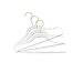 NEW EXCLUSIVE INNOVATION by Closet Complete: Perfectly sized for Kids & Babies, COMPLETELY CLEAR, Space Saving, INVISIBLE HANGERS, Ultra-Thin ACRYLIC HANGERS, GOLD Hooks, Set of 10