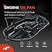 A-Premium Lower Engine Oil Pan Sump with Drain Plug Compatible with Lexus GS300 2006-2006, GS350 2007-2015, GS430 2006-2007, GS450h 2007-2014, GS460 2008-2011, IS250 IS350 2010-2014, RWD Only