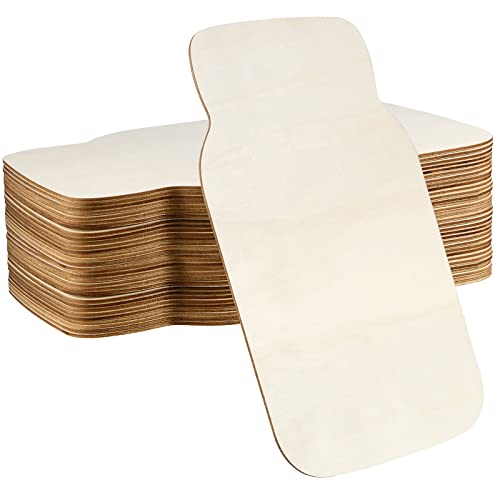 Sinjeun 24 Pieces 12 Inch Wooden Mason Jar Cutouts, Natural Blank Mason Jar Wood Shape, Unfinished Wood Mason Jar Ornaments For Painting, Diy Crafts And Home Decorations #TOP11