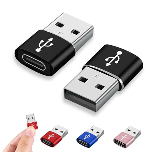 PLGEBR 1 adaptador tipo C a hembra tipo C para iOS, convertidor de carga rápida para iPhone, adaptador C USB