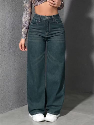 Image of Nifty Women's Denim Stretchable Baggy Fit Jeans || Available in Multiple Shades