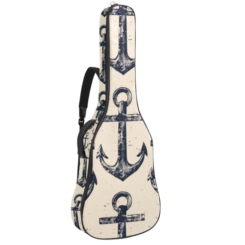 Housse guitare 109 cm en tissu Oxford imperméable avec 2 poches