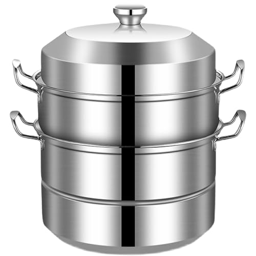 Olla de vapor de 40 cm para cocinar sano y sin perder nutrientes 2