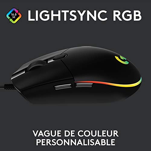 Logitech G213 Prodigy Clavier et Gaming Eclairage RVB LIGHTSYNC Résistant aux Éclaboussures Personnalisable Commandes Multimédia Dédiées - vue 2