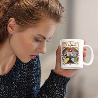 Gesar Tazza Divertente da Ufficio 'C'è Disagio' - Idee Regali Originali per Uomo e Donna - Regalo di Compleanno e Natale - Frasi Divertenti