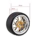 logyues 4PCS Plastic RC1:10 On-Road Racing Car Drift Smooth Tire & Y-Shaped Plated Yellow Wheels