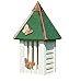 White Flutterbye Butterfly House & Pole for Outdoors, Garden, Backyard, and Home Decor