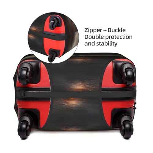 Halloween Horror 1 Tsa Approved Luggage Cover For 18-32 Inch Suitcases Scratch-Resistant Stretch Luggage Cover4
