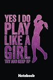n Girls Youth Basketball Clothes Gifts - Play Like A Girl Notebook: Basketball Themed Blank Lined Journal Notebook for School, Work, Taking Notes & Gifting - for Boys & Girls, Teens, ... 110 pages