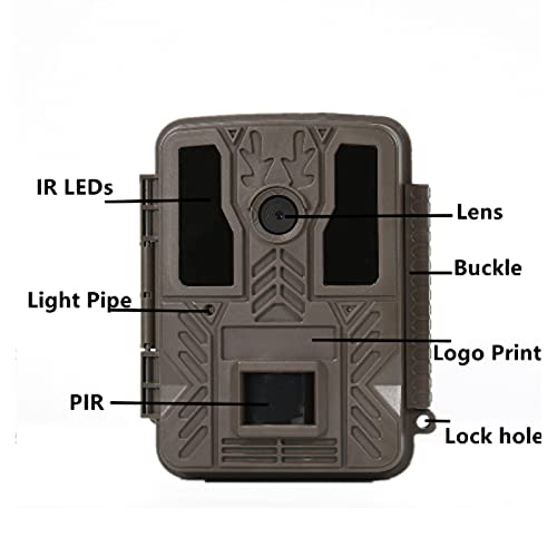 Wildkamera 4K 24MP Wildtierkamera Handyübertragung mit Bewegungsmelder Infrarot-Nachtsicht Profi Jagdkamera 940nm LED… – Bild 6