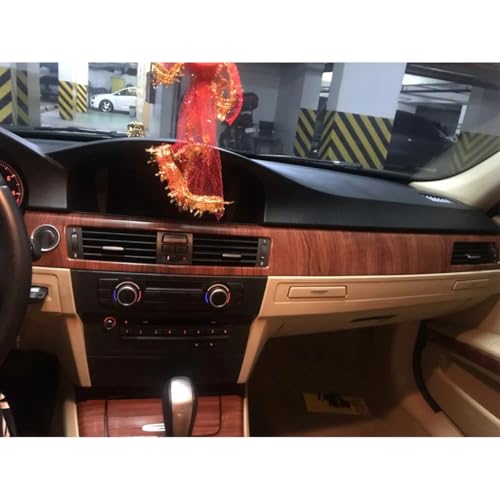 Pegatinas de pared autoadhesivas para ocultar arañazos en interior de coche con madera 30x150 6