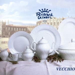 Richard Ginori Vecchio Ginori White Ad Saucer