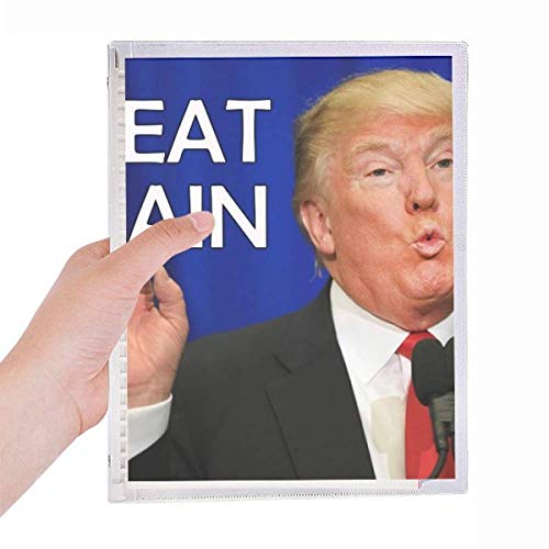 Carnet de notes à spirale rechargeable fini les pages gâchées avec ce cahier American Trump