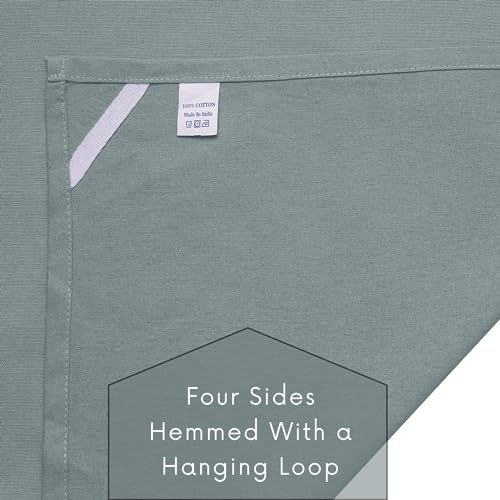 Whitewrap Kitchen Towels | 100% Cotton | Dish Towels For Kitchen | 18"X28" Vintage Plain Towels Blue 6-Pack | Hand Towels, Tea Towels, Dish Cloths| Super Absorbent | Reusable Cleaning Cloths #TOP6