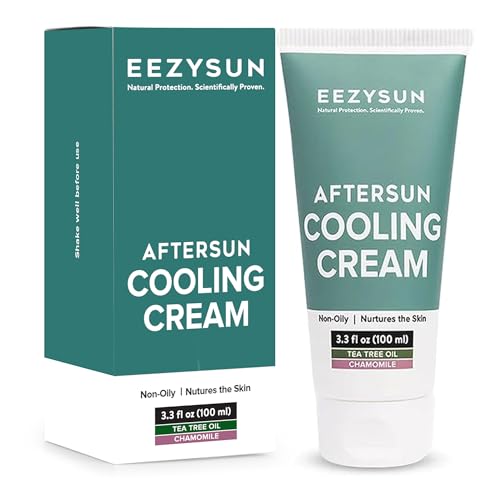 EEZYSUN AfterSun Cooling Cream - Vegan After Sun Lotion with Aloe...