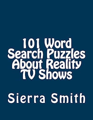 101 Word Search Puzzles About Reality TV Shows