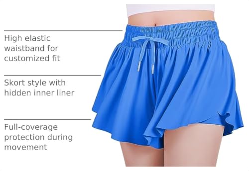 JOCMIC Girls Flowy Shorts 2 in 1 xx use - image 4