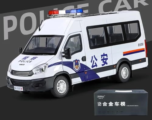 Image of 1:24 Scale Exclusive Alloy Metal Pull Back Die-cast Car Model with Sound Light Mini Auto Toy for Kids Metal Model Toy Car with Sound and Light (White)