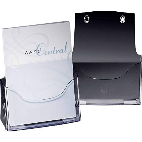 Sigel Lh110 Porta-Depliant Da Tavolo, In Acilico, Con 1 Tasca Per A4, 1 Pz