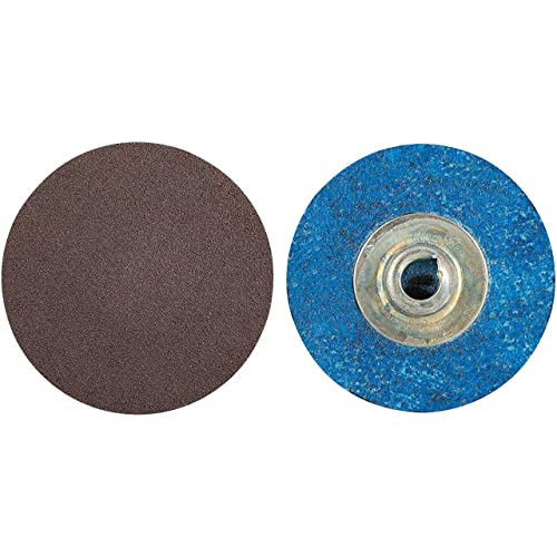 Norton 66261138099 1-1/2 in. Gemini R228 AO Fine Grit TS (Type II) Quick-Change Cloth Discs, 180 Grit, 100 Pack