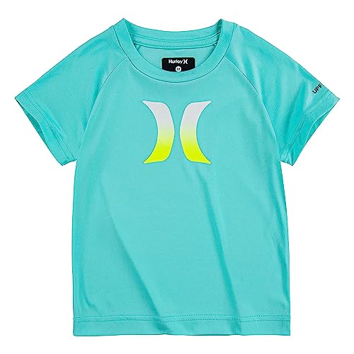 Image of Hurley Boys' Icon UPF 50+ Rash Guard Swim
