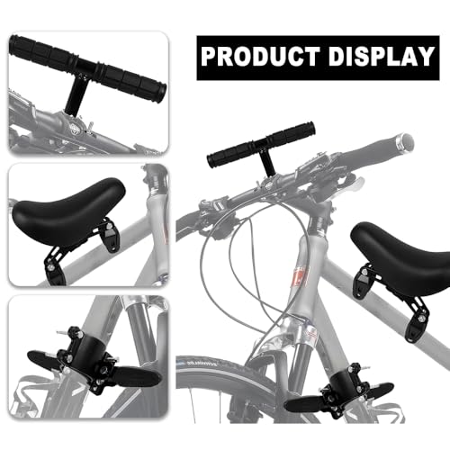 HOVCEH Kids Bike Seat with Handlebar, Front Mounted Bicycle Seats for Children for Children 2-5 Years (Up to 40 kg), Adjustable Bike Child Seat for All Mountain Bikes Child Seat - Image 4