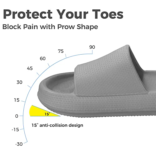 Image of Leevar Cloud Slides for Women and Men - Soft, Comfy, Relax Cloud Slippers, Thick Sole, Non-slip Slides for Men, Easy to Clean, Shower, Swimming, Beach, Indoor and Outdoor Slides for Men