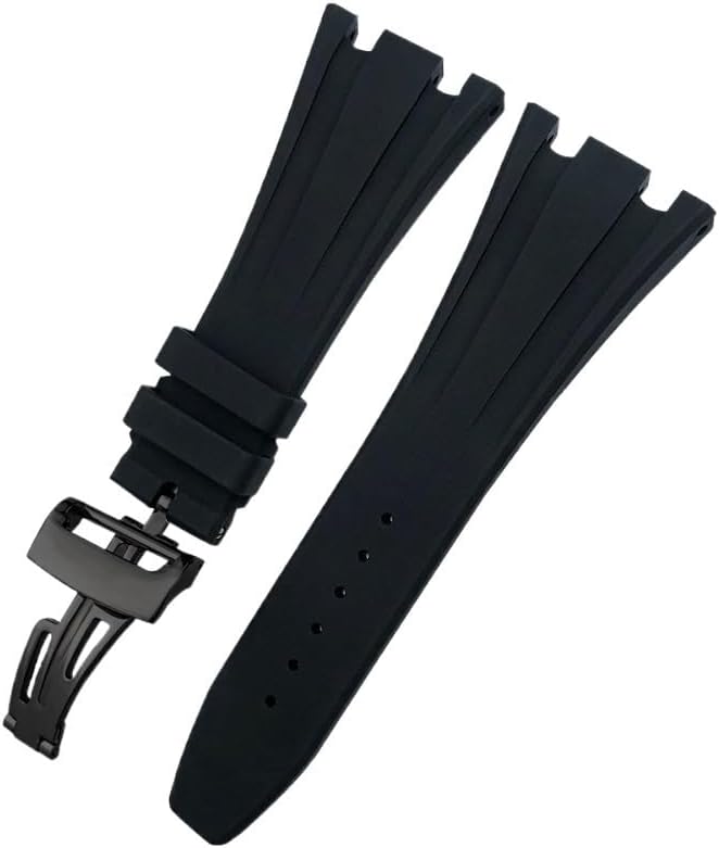 27mm 28mm Fluorous Rubber Watchband for Audemars AP Piguet Royal Oak Offshore Soft FKM Silicone Watch Strap Mens Bracelet