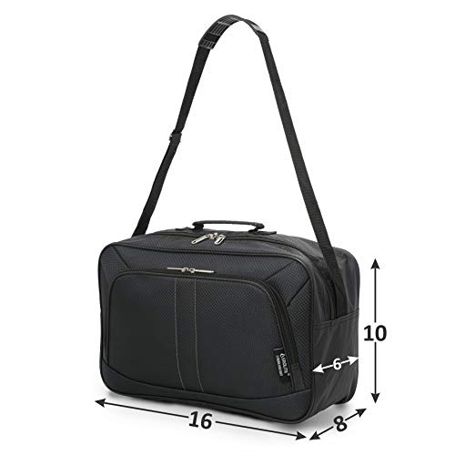 2PCS 16-inch Aerolite Carry On Hand Luggage Flight Duffle Personal Bag Underseat