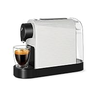 Tchibo Cafissimo „Pure plus“ Kaffeemaschine Kapselmaschine für Caffè Crema, Espresso und Kaffee | 0,8l | 1250 Watt | 11,9 x 33,7 x 24 cm | Weiß – Ansicht 1