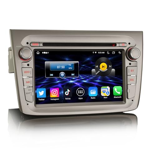 🚗【GPS Navigazione + Bluetooth】 Modulo GPS integrato con antenna GPS esterna. Forniamo una mappa offline gratuita. Sono supportate anche altre app di mappe/navigazione (Waze, Sygic, HereWeGo). È inoltre possibile utilizzare la navigazione online tramite una connessione Internet. Modulo Bluetooth di ultima generazione integrato che supporta le chiamate in vivavoce con microfono interno ed esterno, il download della rubrica e la funzione musicale Bluetooth.