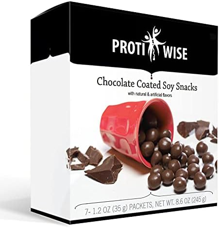ProtiWise – By Doctors Weight Loss High Protein 15g Soy Snacks | Chocolate | 7/Box | Weight Loss, KETO Diet Friendly, Hunger Control Snack | Low Fat, Low Calorie, Low Sugar